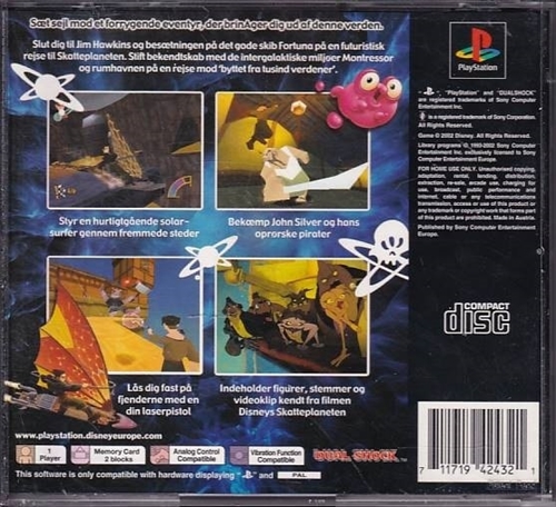 Disneys Skatteplaneten - Mangler Manual - PS1 (B Grade) (Genbrug)